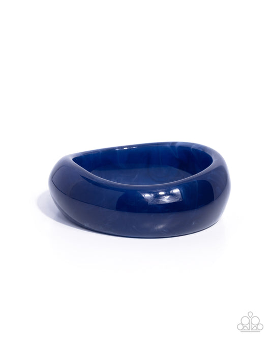 Modest Mirage - Blue - Paparazzi Bracelet
