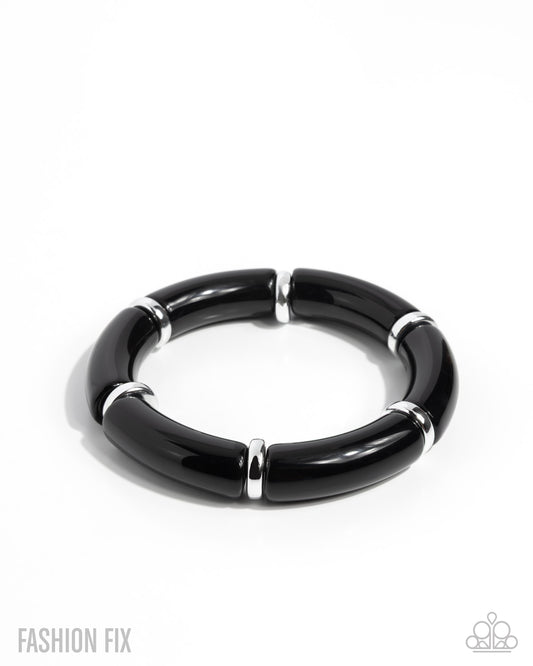 Wondrous Winter - Black - Paparazzi Bracelet