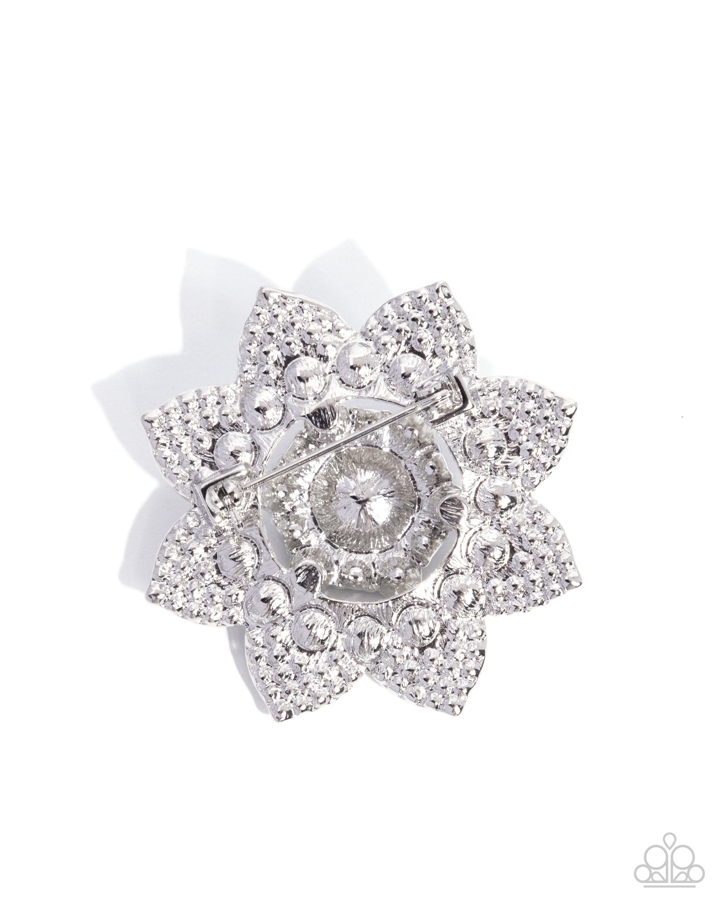 Pampered Polish - Blue - Paparazzi Brooch