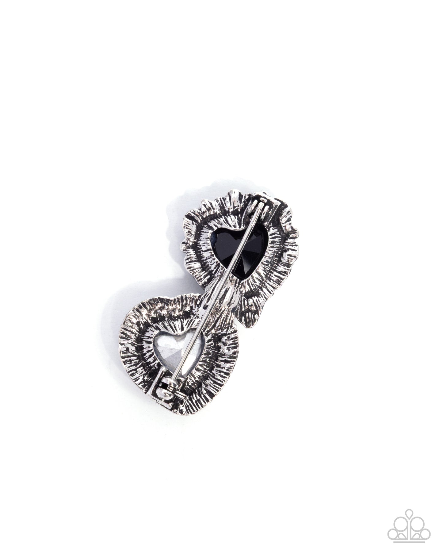 Endless Elevation - Black - Paparazzi Brooch