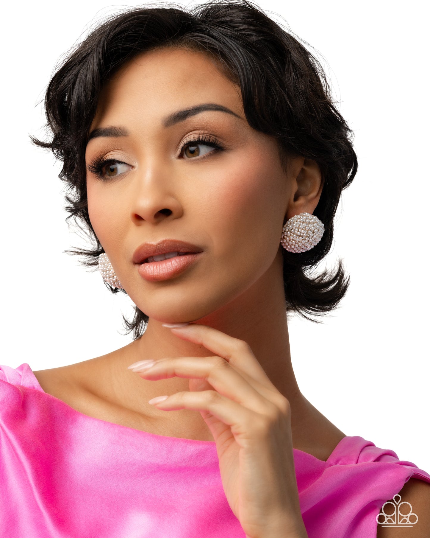 Overwhelming Opulence - Gold - Paparazzi Post Earrings
