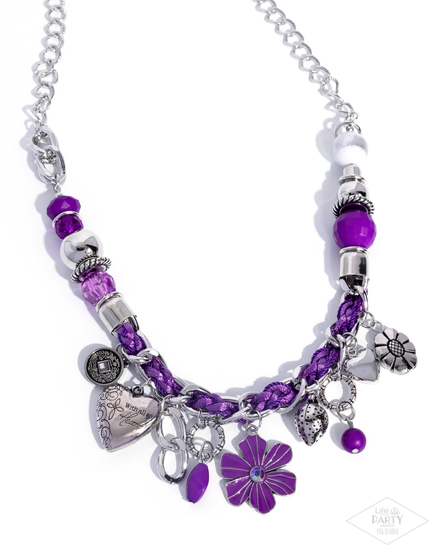 Coming Soon - Charmed, I Am Sure - Purple - Paparazzi Necklace