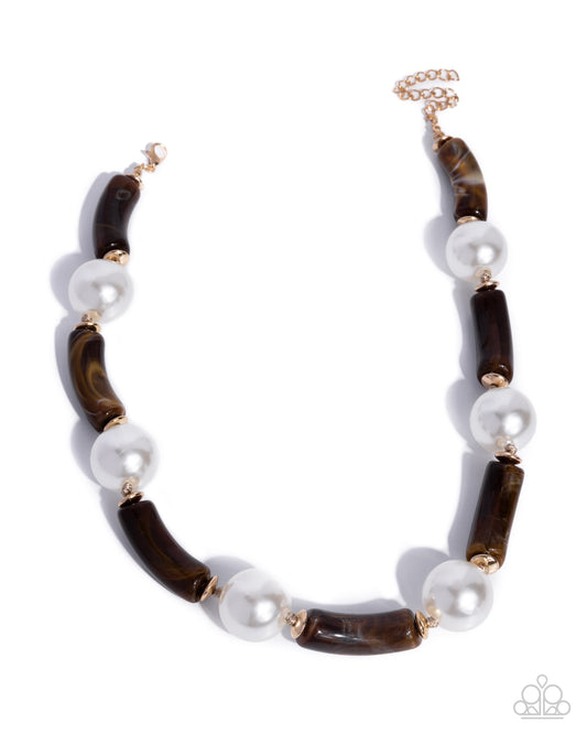 Malibu Memory - Brown - Paparazzi Necklace