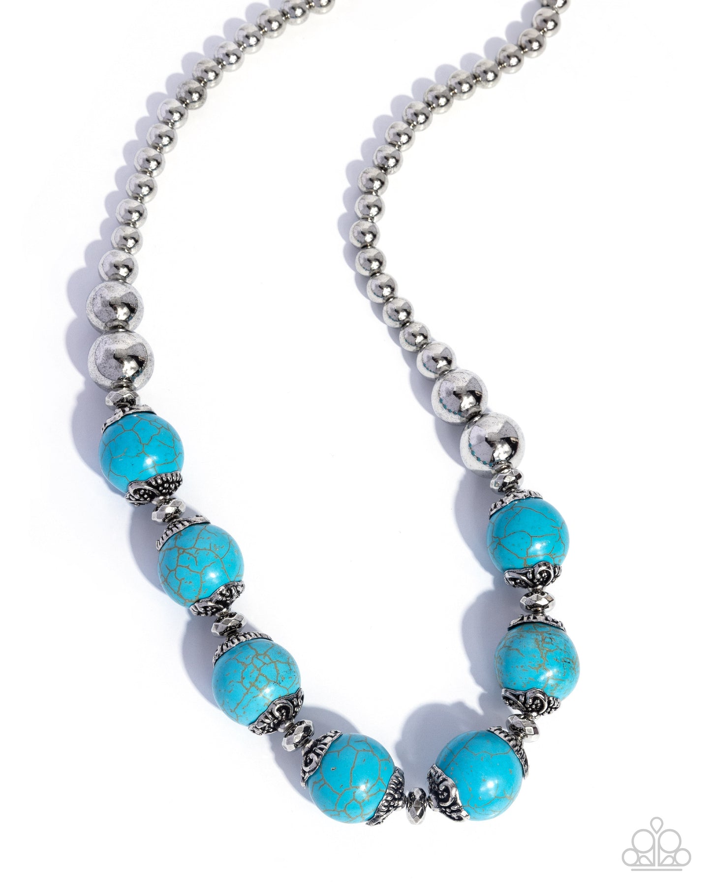 Earthy Filter - Blue - Paparazzi Necklace