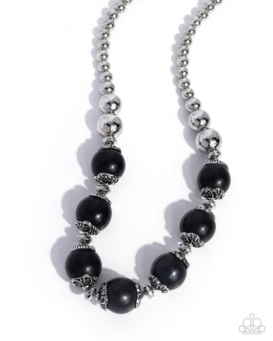 Earthy Filter - Black - Paparazzi Necklace