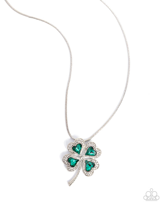 Fortunate Fashion - Green - Paparazzi Necklace