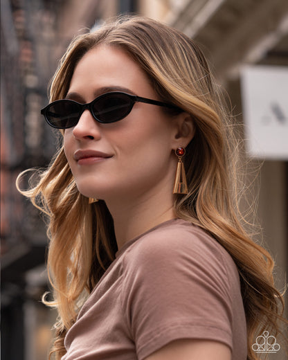 Sophisticated Sway - Brown Paparazzi Brown Earrings