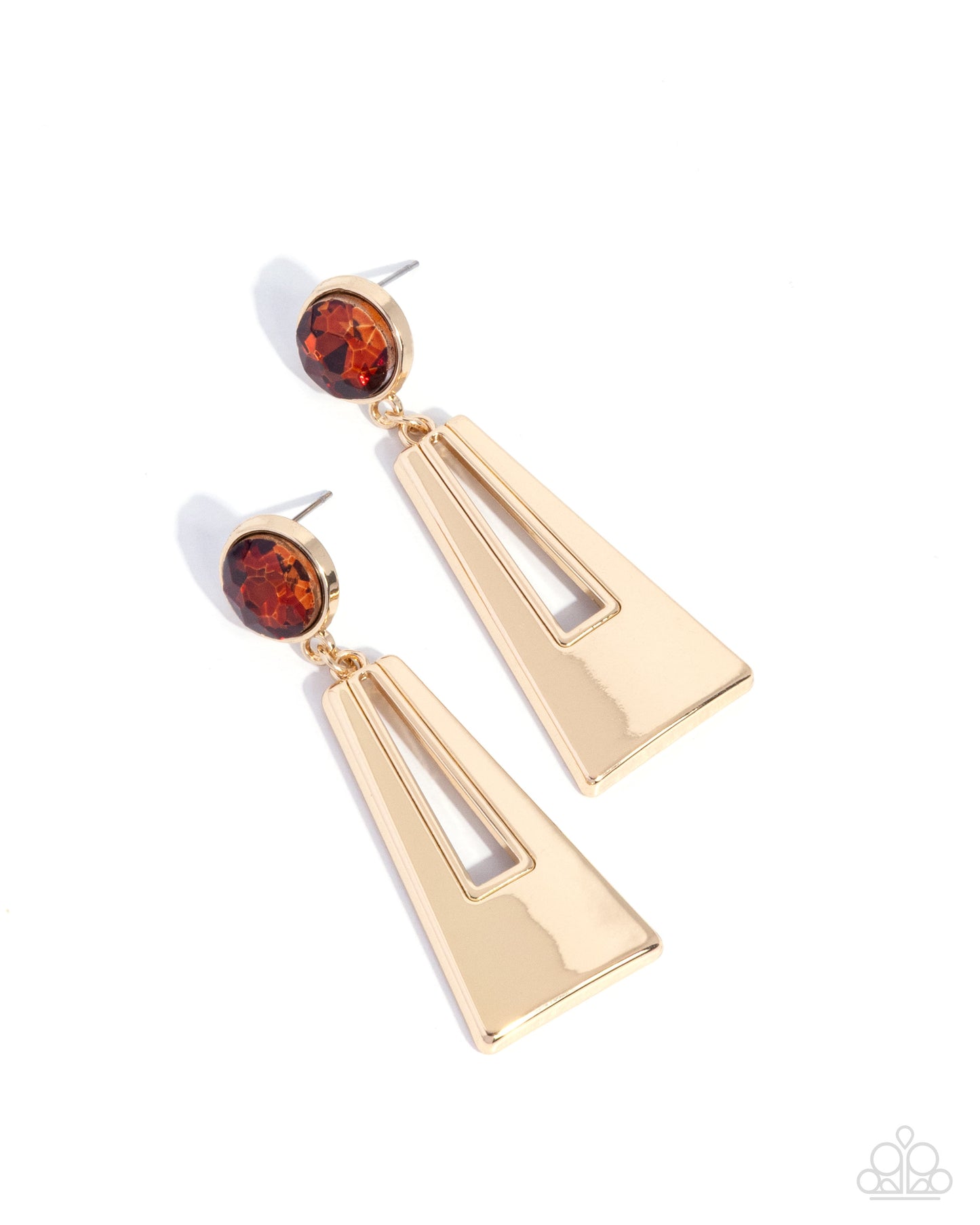 Sophisticated Sway - Brown Paparazzi Brown Earrings