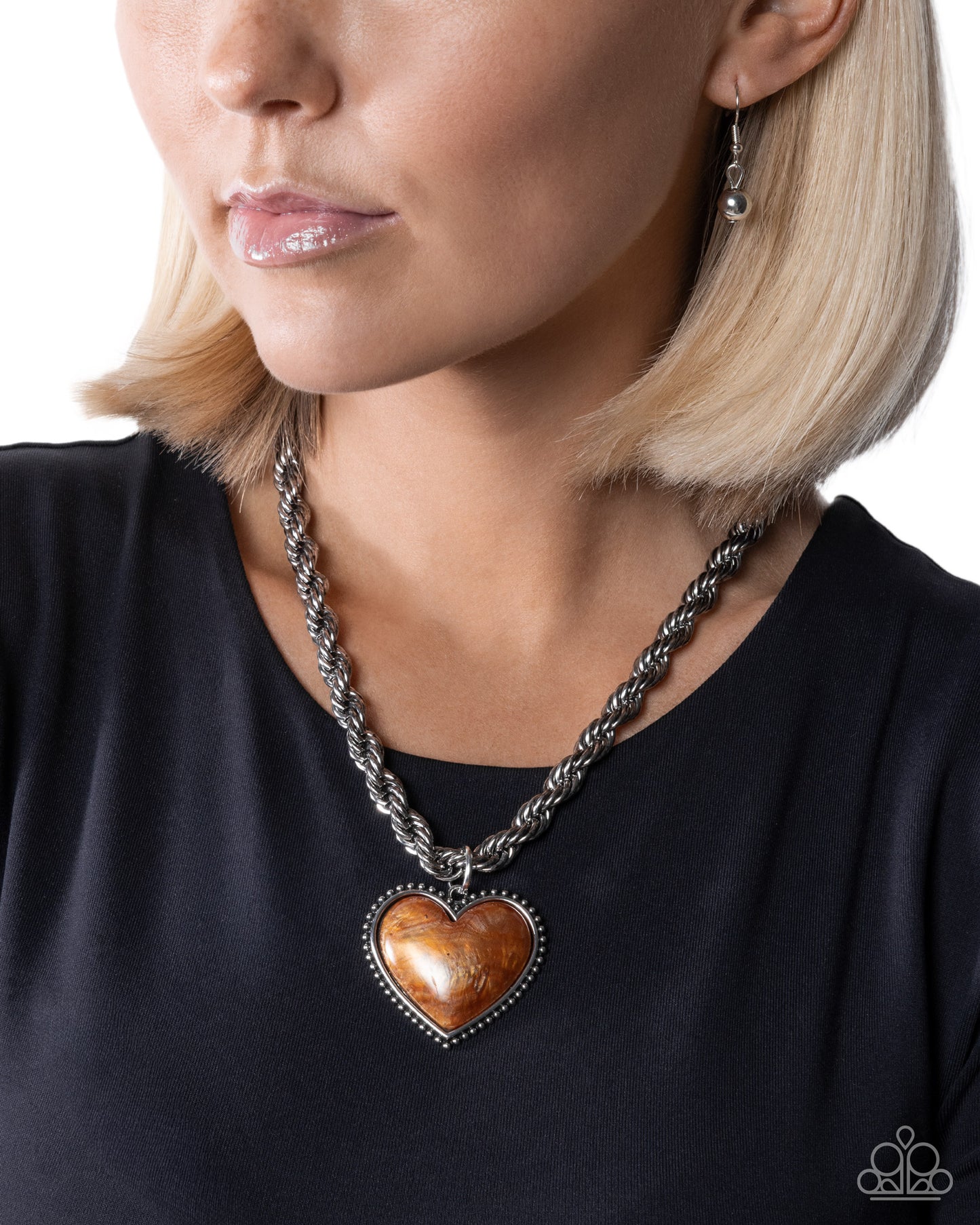 Romantic Rhythm - Orange - Paparazzi Necklace