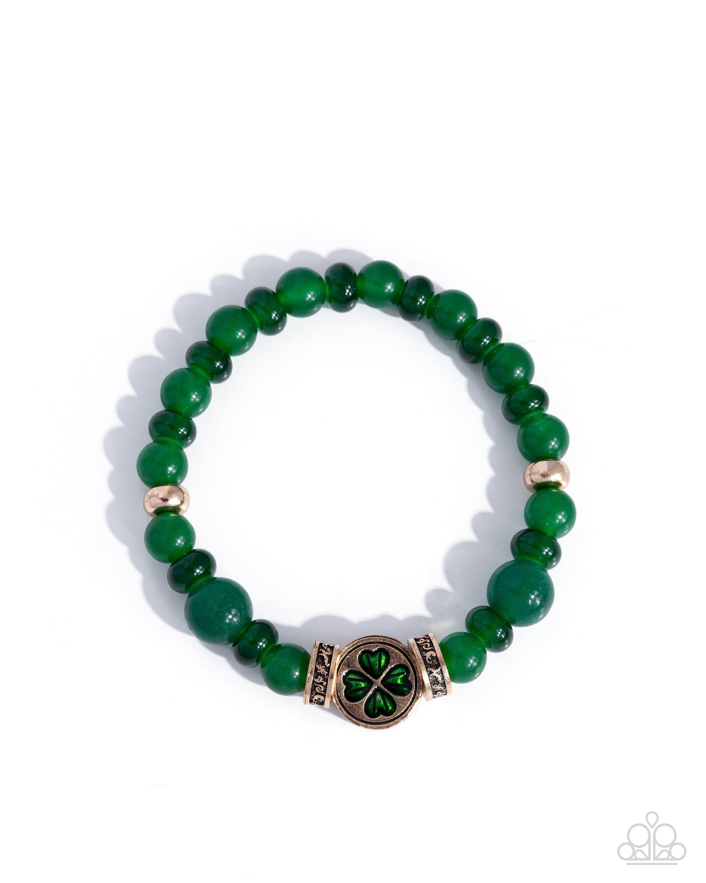 Lucky Lineup - Green - Paparazzi Bracelet