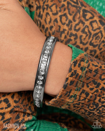 Dangerously Defiant - Black - Paparazzi Bracelet
