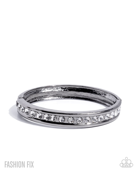 Dangerously Defiant - Black - Paparazzi Bracelet
