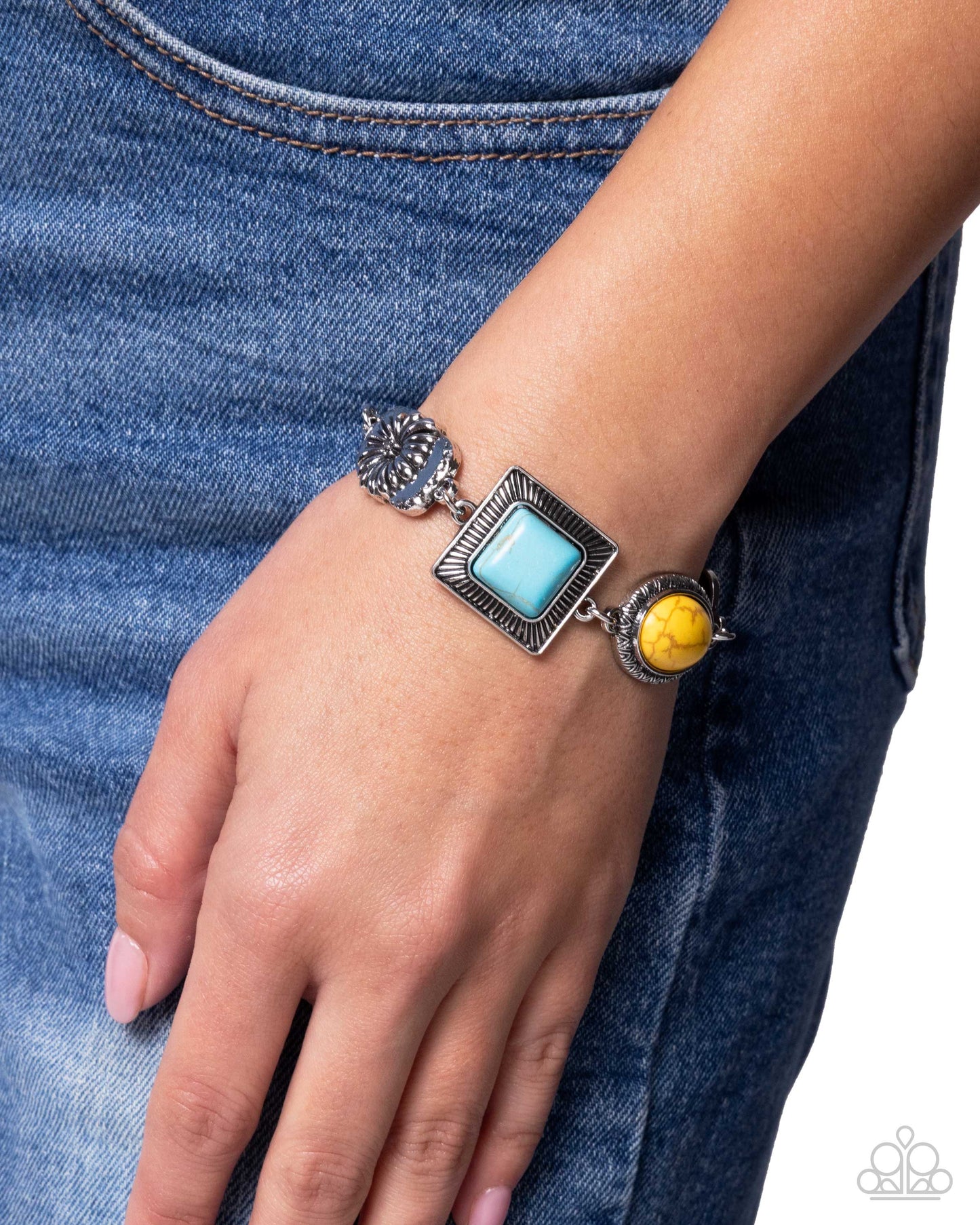 Chic Coordination - Yellow- Paparazzi Bracelet