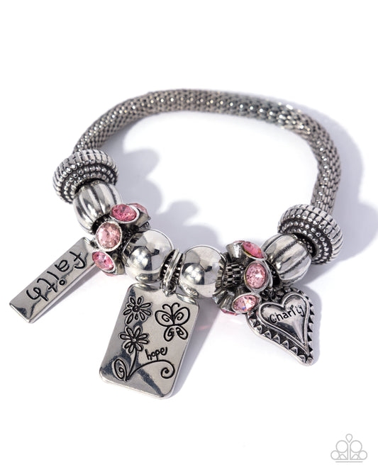 Hopeful Hangout - Pink - Paparazzi Bracelet