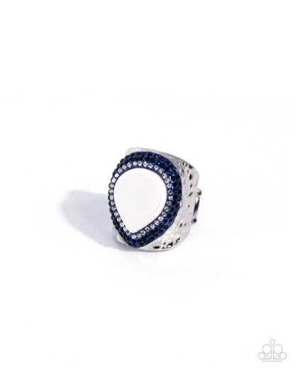 Extroverted Envy - Blue - Paparazzi Ring