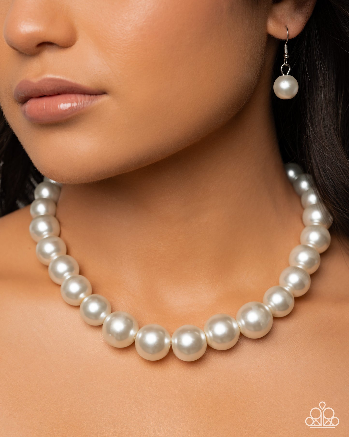 Eternal Empire - White - Paparazzi Necklace