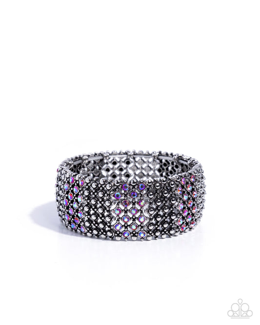 Precious Patchwork - Pink - Paparazzi Bracelet