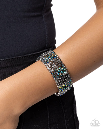 Precious Patchwork - Green - Paparazzi Bracelet
