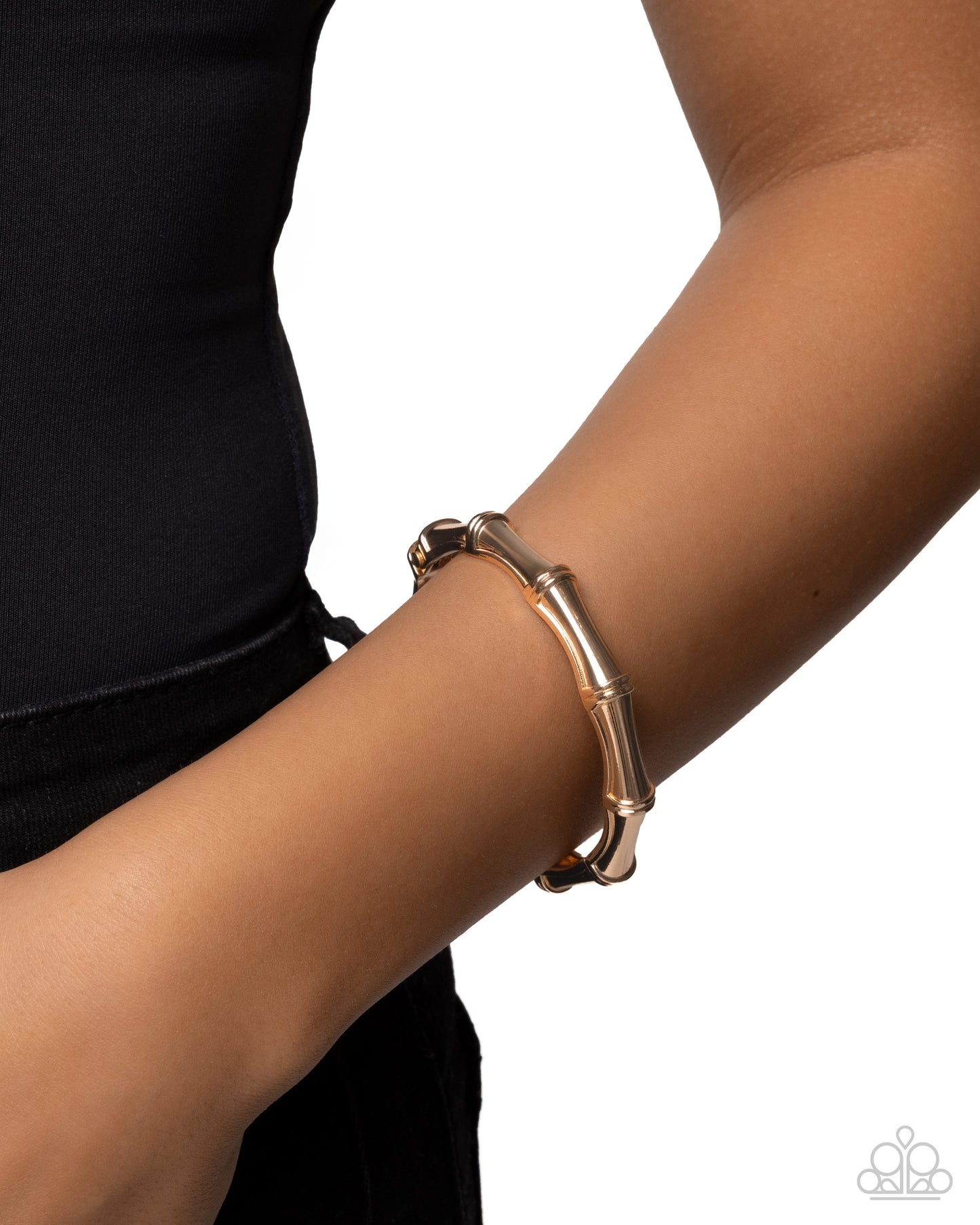 Textured Tale - Gold - Paparazzi Bracelet