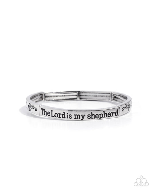 Secure Shepherd - Silver - Paparazzi Inspiration Bracelet