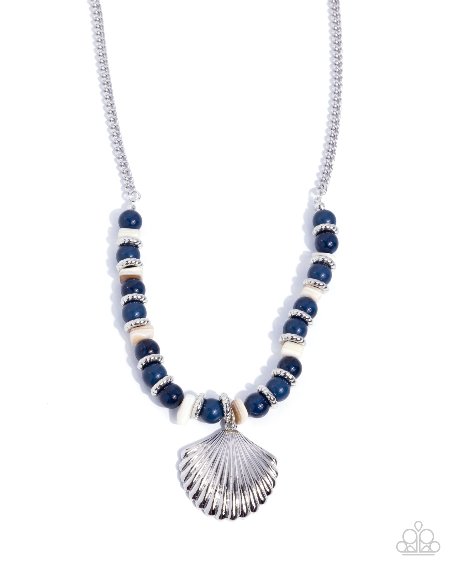 Seafaring Season - Blue - Paparazzi Necklace