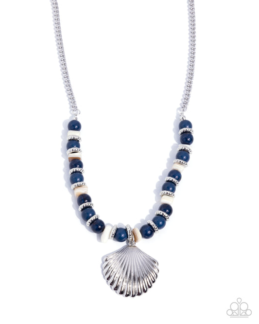 Seafaring Season - Blue - Paparazzi Necklace