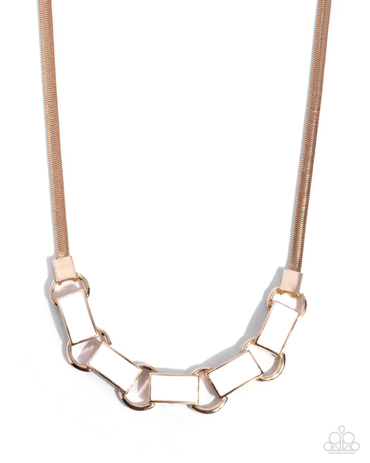 Adorably Animated - White - Paparazzi Necklace
