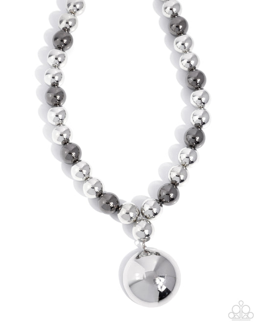 Taking A Shine To - Silver - Paparazzi Necklace