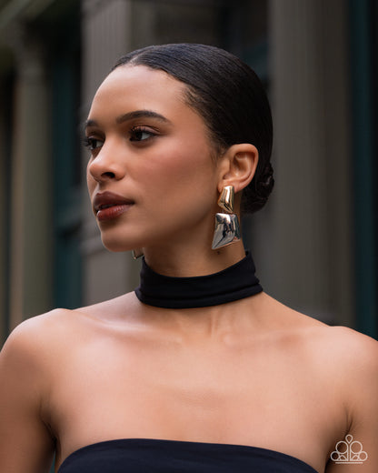 Polished Pedigree - Multi -Paparazzi Clip On Earrings