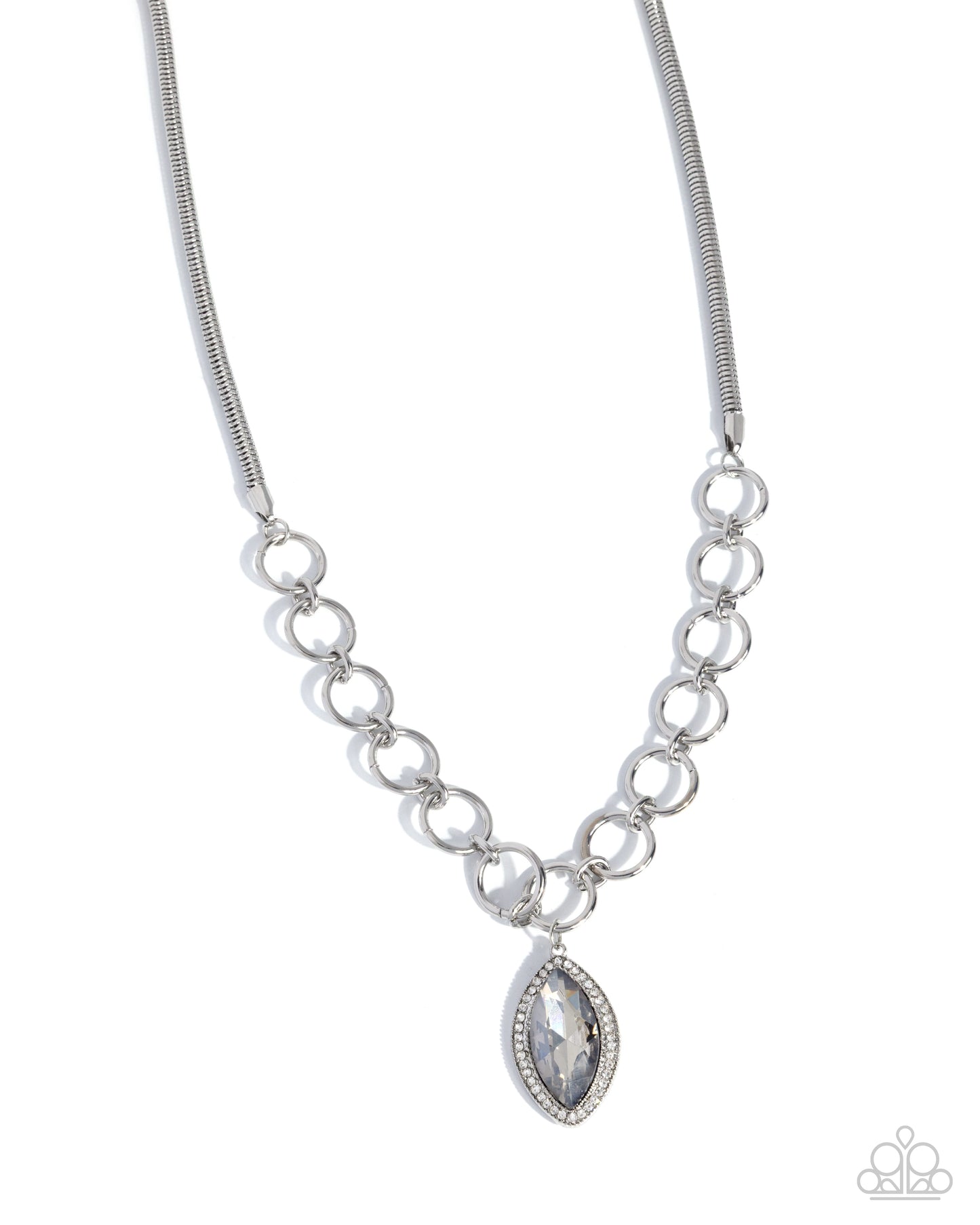 Sophisticated Sheen - Silver - Paparazzi Necklace