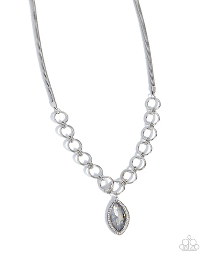 Sophisticated Sheen - Silver - Paparazzi Necklace