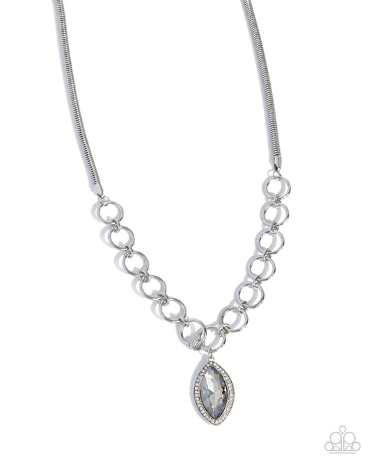 Sophisticated Sheen - Silver - Paparazzi Necklace
