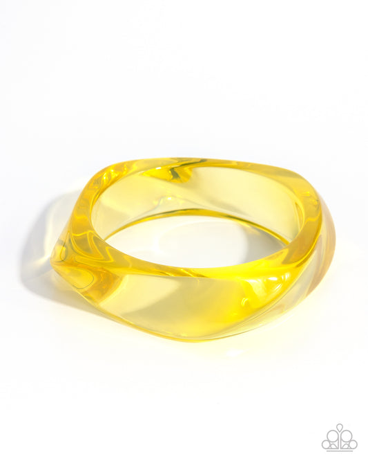 Affixed Allegro - Yellow - Paparazzi Bracelet