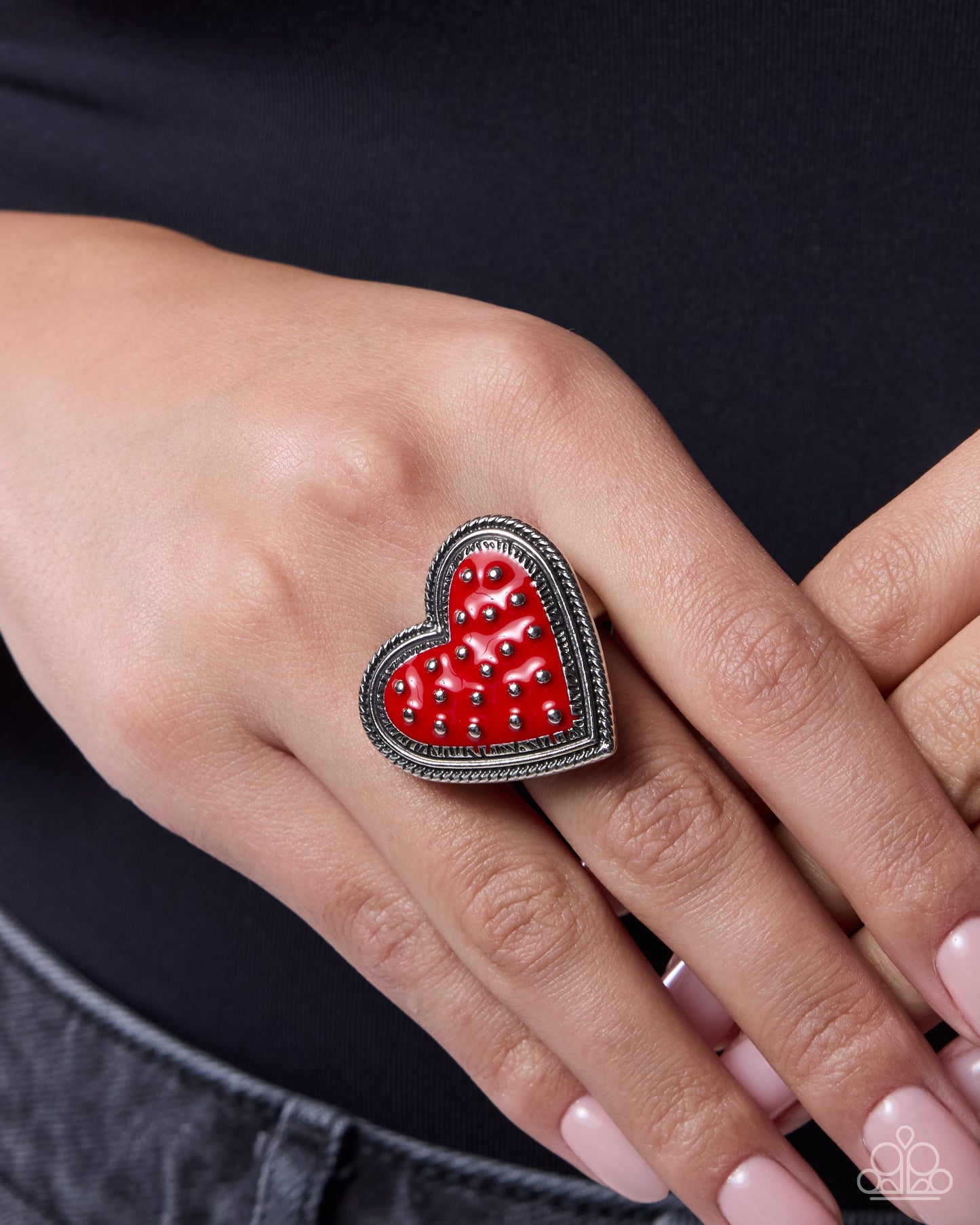 Painted Production - Red - Paparazzi Ring