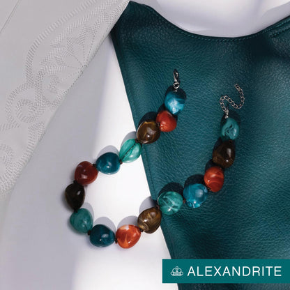 Colorful Contact - Blue - Paparazzi Necklace