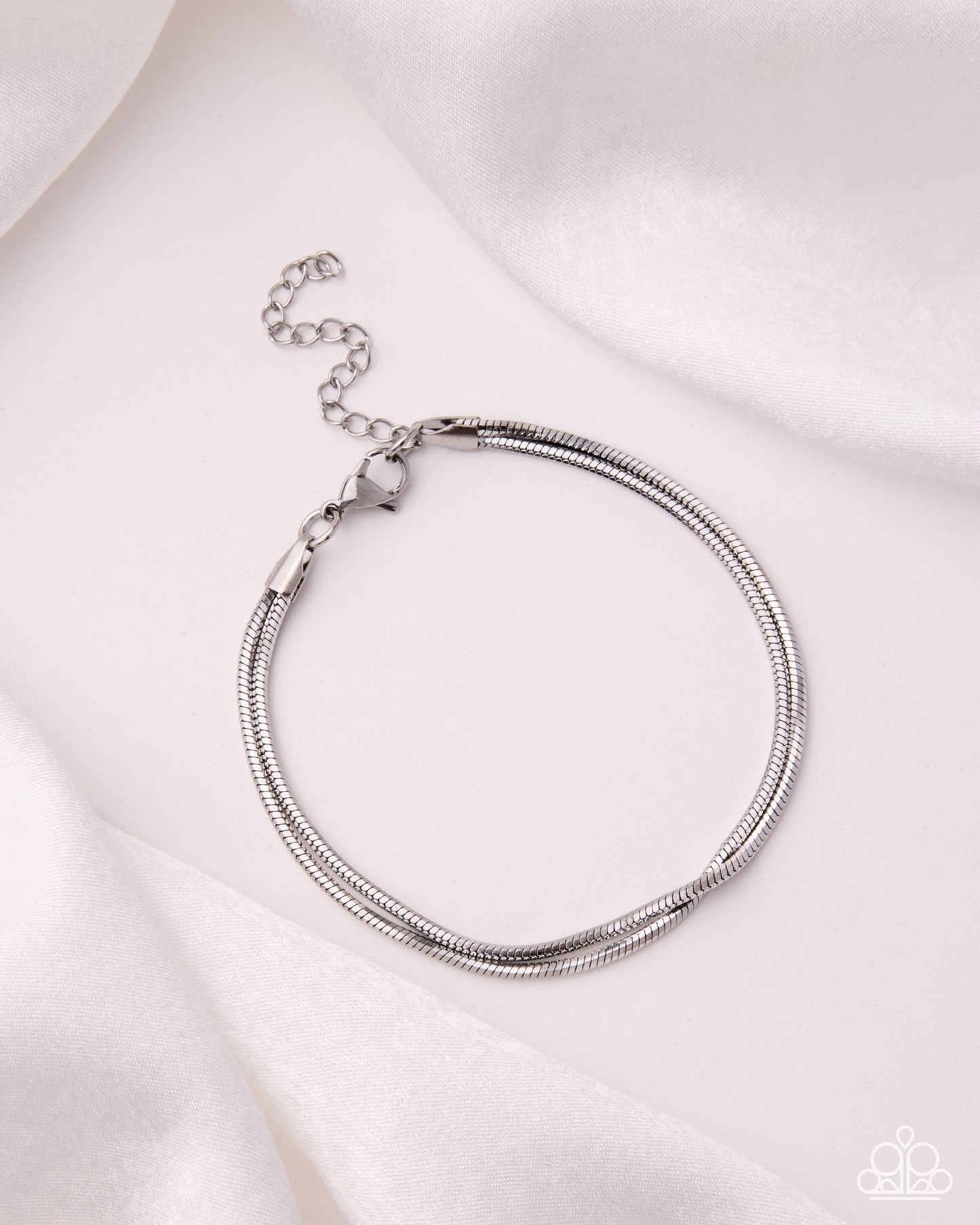 Illusive Industry - Silver Necklace and Sassy Sensei -Silver Bracelet Set