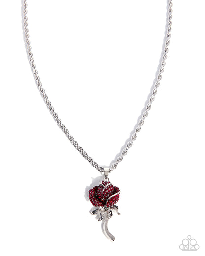 Beauty and the BLING - Red - Paparazzi Necklace