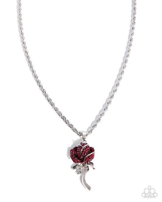 Beauty and the BLING - Red - Paparazzi Necklace