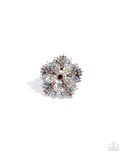 Scattered Symphony - Brown - Paparazzi ring