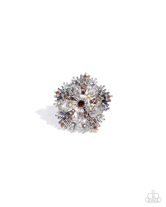 Scattered Symphony - Brown - Paparazzi ring