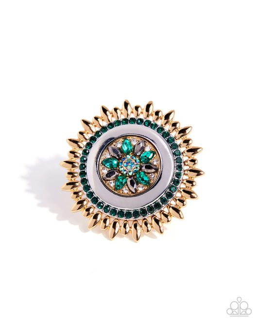 Twinkly Truth - Green - Paparazzi Ring
