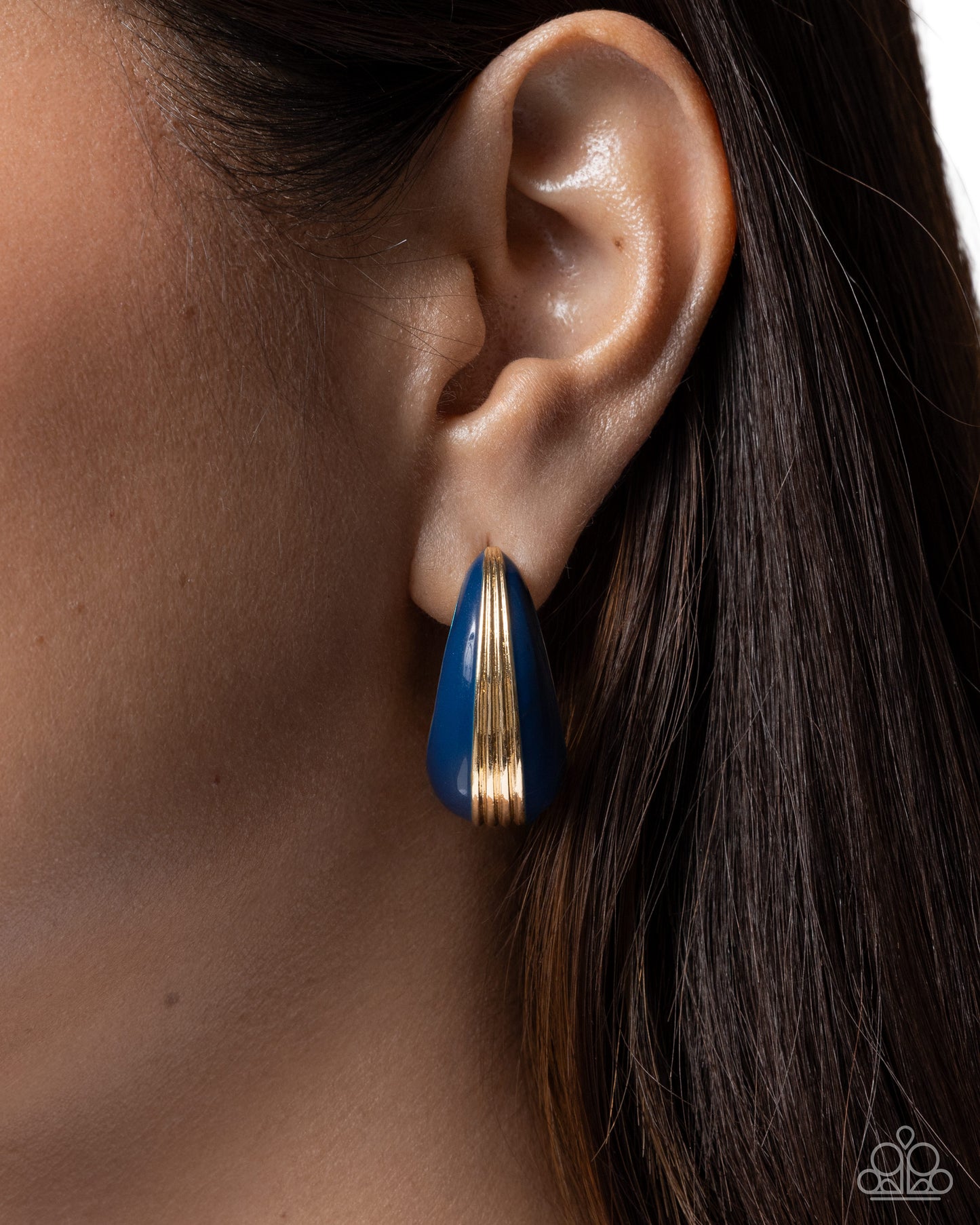Coming Soon - Nuanced Beginnings - Blue - Paparazzi Hoop Earrings