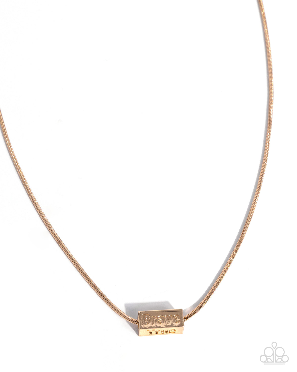 Loyal to the End - Gold - Paparazzi Necklace
