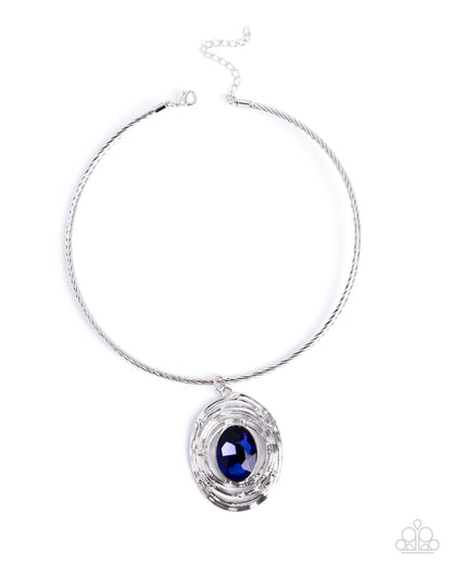 Coming Soon - Fashionable Find - Blue - Paparazzi Necklace