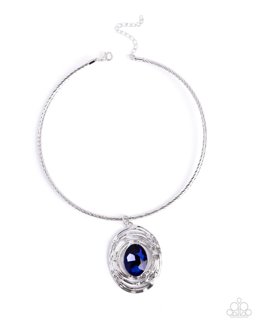 Fashionable Find - Blue - Paparazzi Necklace