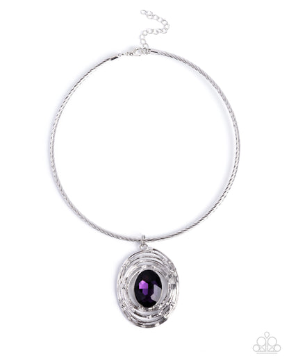Coming Soon - Fashionable Find - Purple - Paparazzi Necklace