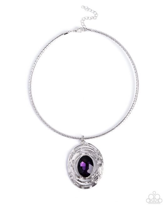 Coming Soon - Fashionable Find - Purple - Paparazzi Necklace