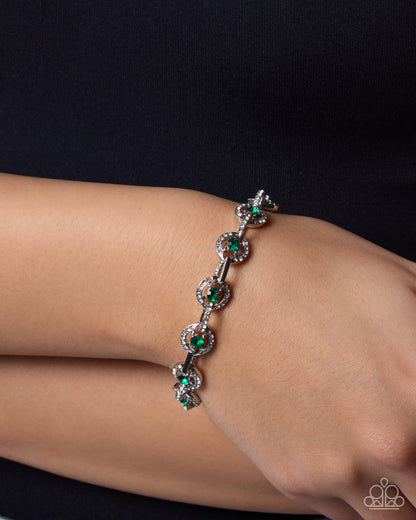 Twinkle Tour - Green - Paparazzi Bracelet