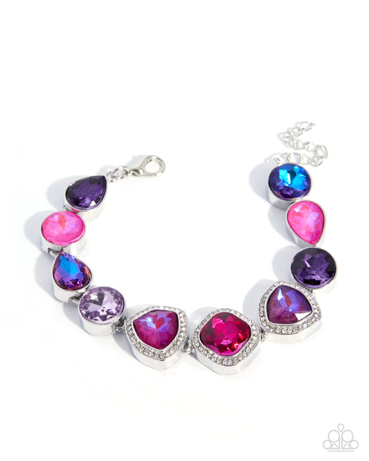 Worldwide Sparkle - Purple - Paparazzi Bracelet
