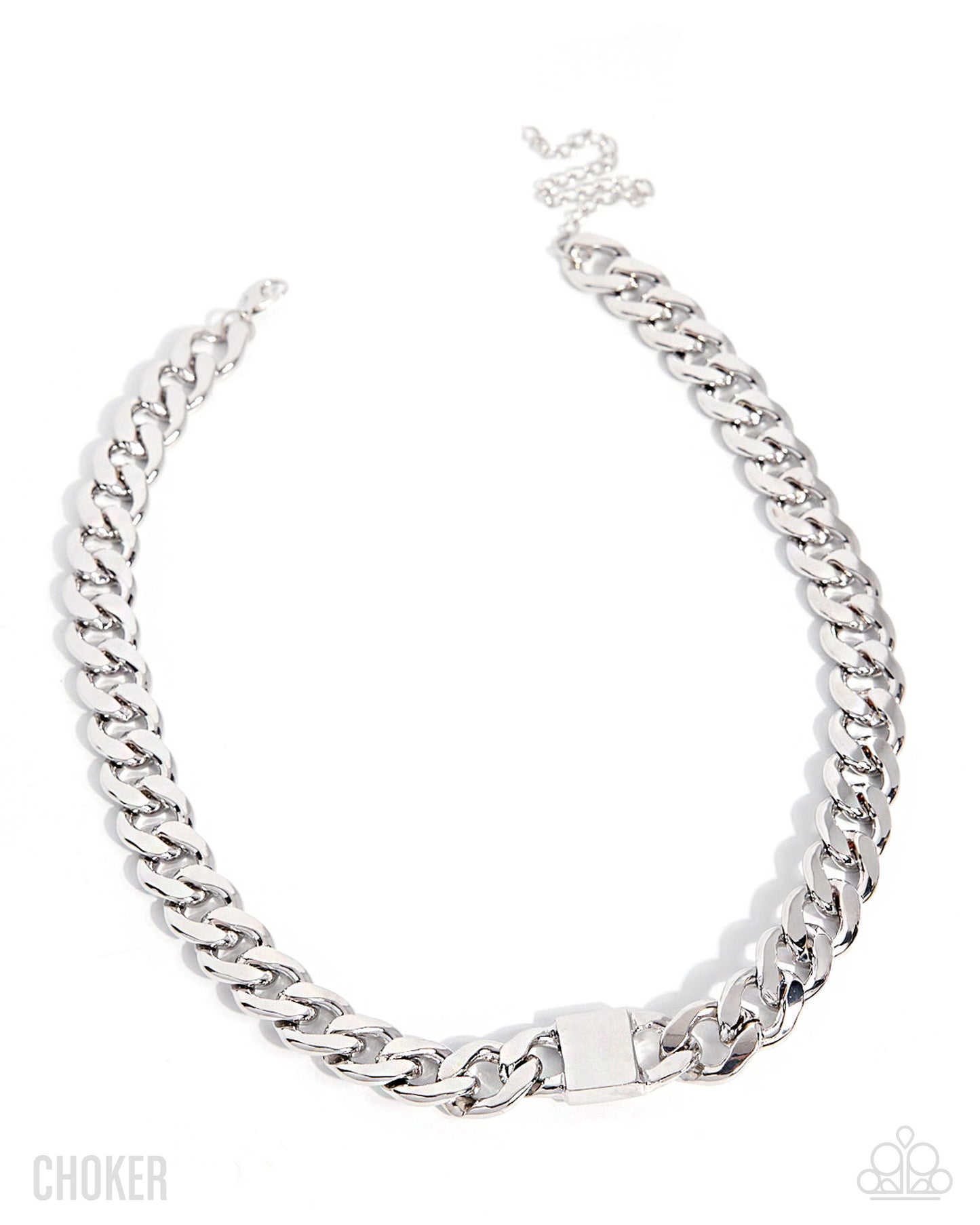 Coming Soon - Rebellious Reaction - Silver - Paparazzi Necklace